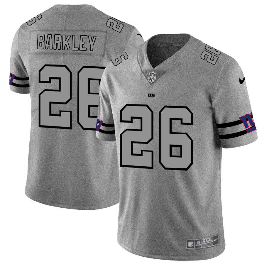 Nike Giants 26 Saquon Barkley 2019 Gray Gridiron Gray Vapor Untouchable Limited Jersey Dyin,We sell and wholesale Nike Giants 26 Saquon Barkley 2019 Gray Gridiron Gray Vapor Untouchable Limited Jersey Dyin on line form chian!